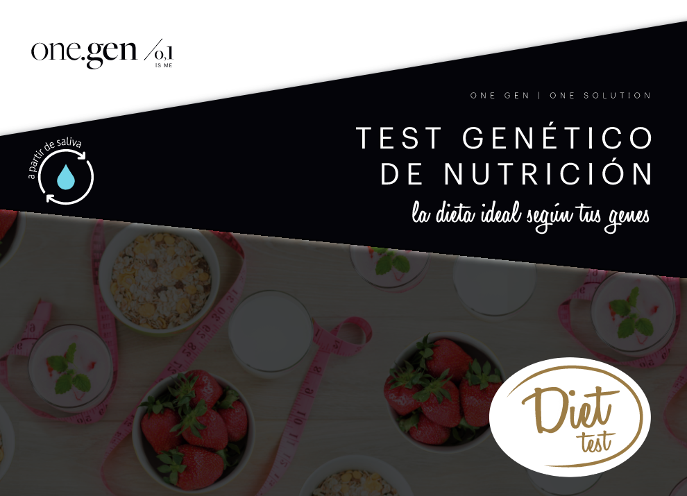 El test nutrigenético de Onegen Lab determina planes dietéticos y nutricionales adaptados
