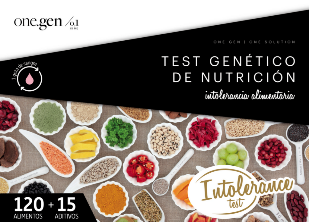 Test de intolerancia alimentaria Onegen Lab analiza los 120 alimentos y los 15 aditivos más comunes