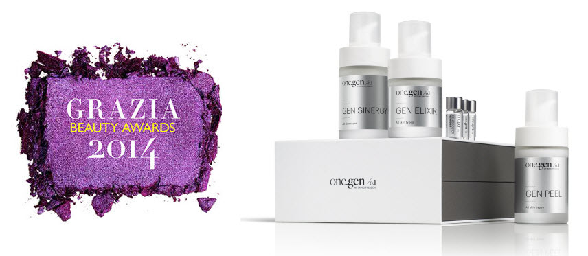 Onegen Lab nominado en los premios Grazia Beauty Awards 2014